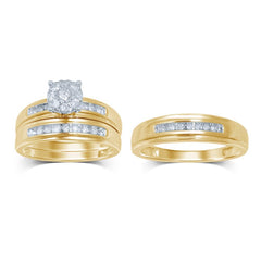 10k 1.25ct-Diamond Ring-Set