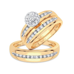 10k 1.25ct-Diamond Ring-Set