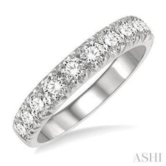 14K 0.75ct Diamond Prong-set Wedding-Band