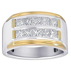 14K 2.00ct Diamond Channel-Set Wedding-Band