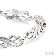 925 0.05Ct Infinity Fashion Bracelet