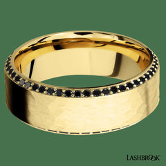14K BLACK DIAMONDS BAND