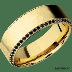 14K BLACK DIAMONDS BAND