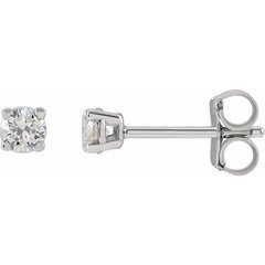 14K White 3 CTW Lab-Grown Diamond Stud Earrings