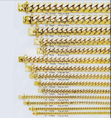 10K 5mm 18" HLTW Miami-Cuban Chain