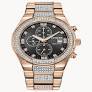 Citizen Eco-Drive Rose-Tone Crystal Watch