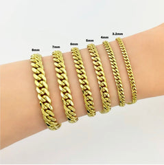 10K 4.5MM 6" CUBAN BRACELET