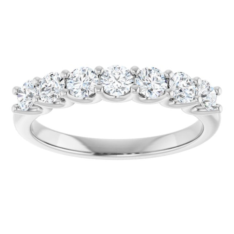 Platinum 5/8 CTW Lab-Grown Diamond Anniversary Band