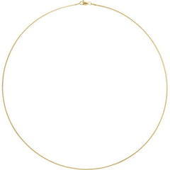 14K Yellow Gold-Filled 1.5 mm Wheat 24" Chain
