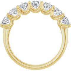 14K Yellow 1 1/3 CTW Lab-Grown Diamond Anniversary Band