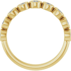 14K Yellow 1/2 CTW Lab-Grown Diamond  Anniversary Band