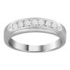 10K .33CT-Diamond Channel-Set Wedding-Band