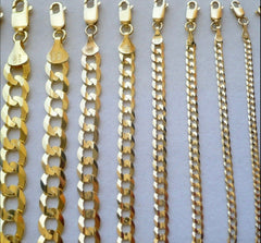 10K 9MM 8"  Curb-Link Bracelet