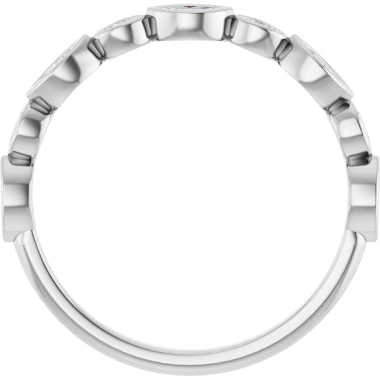 Platinum 1/4 CTW Lab-Grown Diamond  Anniversary Band