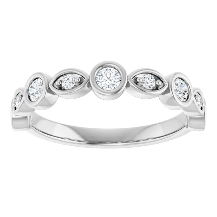 Platinum 1/3 CTW Lab-Grown Diamond  Anniversary Band