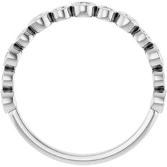 14K White 1/3 CTW Lab-Grown Diamond  Anniversary Band