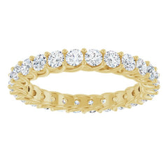 14K Yellow 1 1/2 CTW Lab-Grown Diamond  Eternity Band