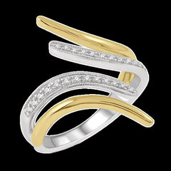 14K 0.20ct Diamond Fashion Ring