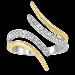 14K 0.20ct Diamond Fashion Ring