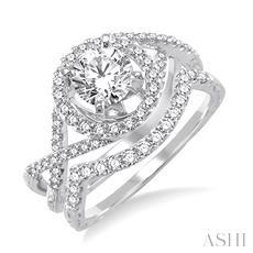 14K 1.20ct Diamond Solitaire Round-Ring