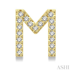 .12CTRDDM 'M' INITIAL ER 7.0MM YG 10K-S*