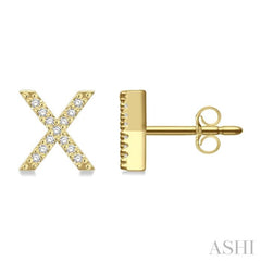 .10CTRDDM 'X' INITIAL ER 7.0MM YG 10K-S*