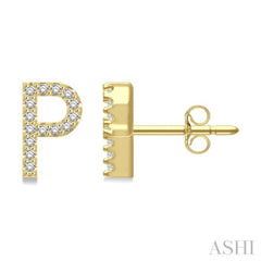 .10CTRDDM 'P' INITIAL ER 7.0MM YG 10K-S*