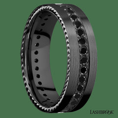 14K ENTERNITY BRAIDEDSIDES BAND