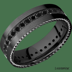 14K ENTERNITY BRAIDEDSIDES BAND