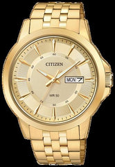 Citizen Quartz Gold-Dial Gold-tone Men's-Watch