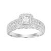 14K 1.50CT-Diamond Cushion-Cut Solitaire-Ring