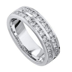 14K 0.50ct Diamond Channel-Set Wedding-Band