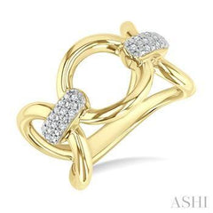 925 0.10Ct Diamond Fashion Ring