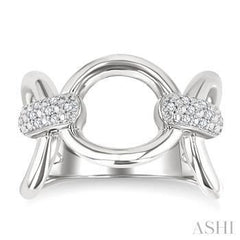 925 0.10Ct Diamond Fashion Ring
