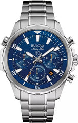 Bulova Marine-Star Chronograph Mens Watch-Orange
