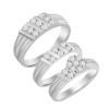 10K 1.50CT DIAMOND TRIO SET