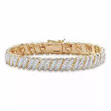 10k 3.00ct-Diamond Fashion Bracelet