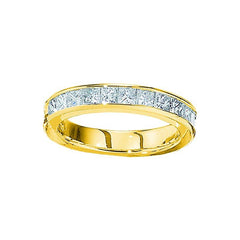 14K 0.25ct Diamond Channel-set Wedding-Band
