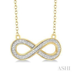 925 0.03Ct Diamond Infinity Pendant
