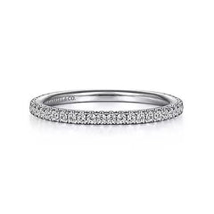 14K 0.45ct-Diamond 3.46CZ Semi-Mount
