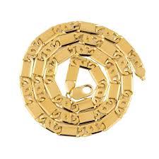 10K 6MM 20" S_Tiger-Eye Chain