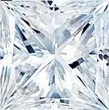 .50CT-Princess-Cut H-Color SI1-Clarity Natural-Diamond