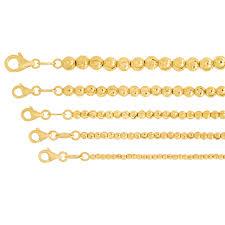 10K 6mm 24" Moon-cut Chain