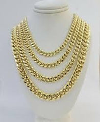 10K 9mm 22"H Miami-Cuban Chain