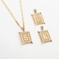 10K Initial Pendant