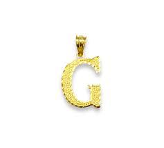 10K Initial Pendant
