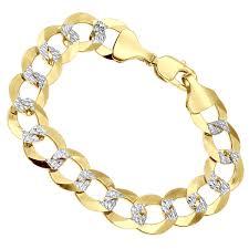 10 7MM 8" DC.W.  Curb-Link Bracelet