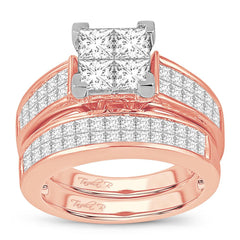 14K 2.35ct Dia Cluster Ring