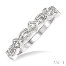 10K 0.15ct Diamondd Wedding Band