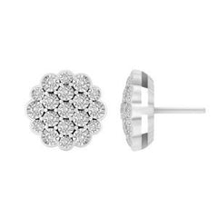10K 1.00CT DIAMOND  EARRING